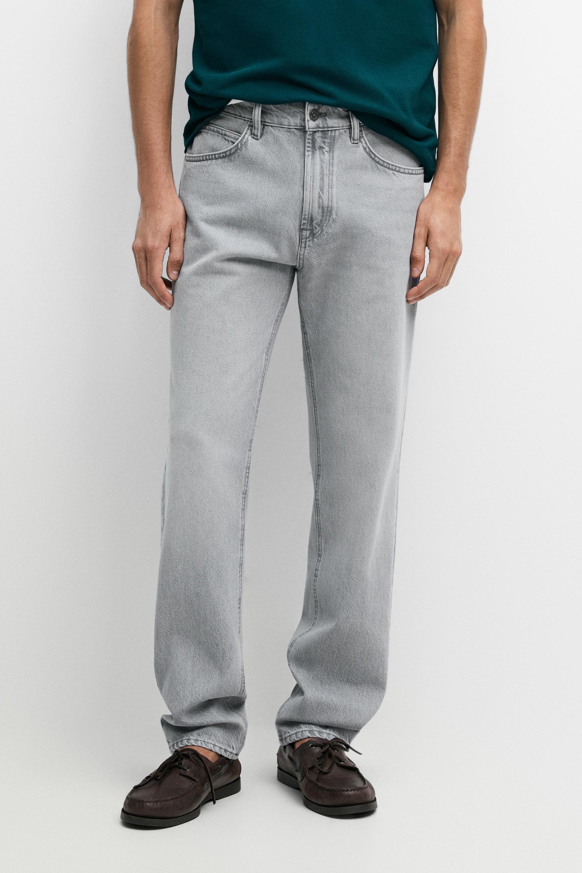 Tapered fit jeans — Gray marl
