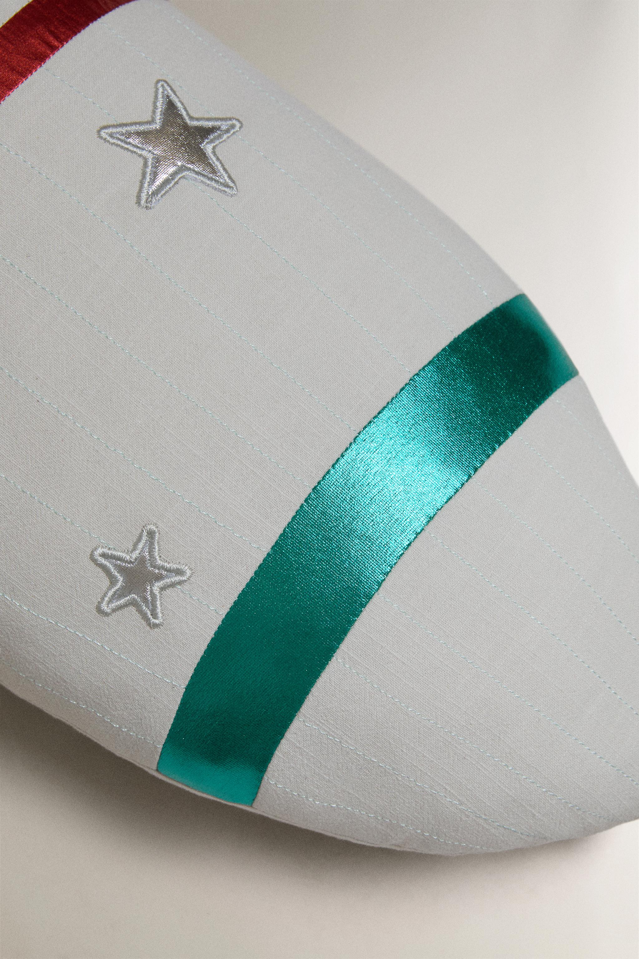 KIDS' ROCKET CUSHION — Multicolored