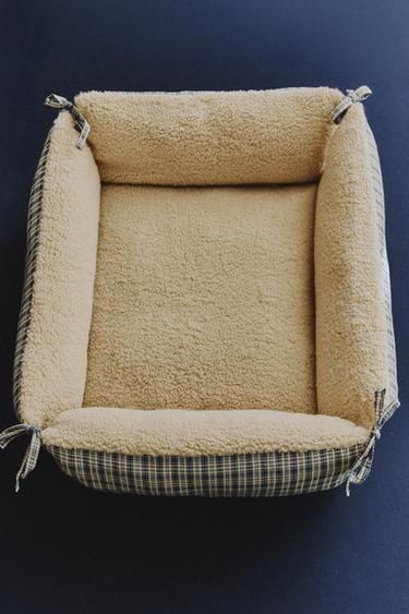 GINGHAM PET BED – Kék a ZARA-tól