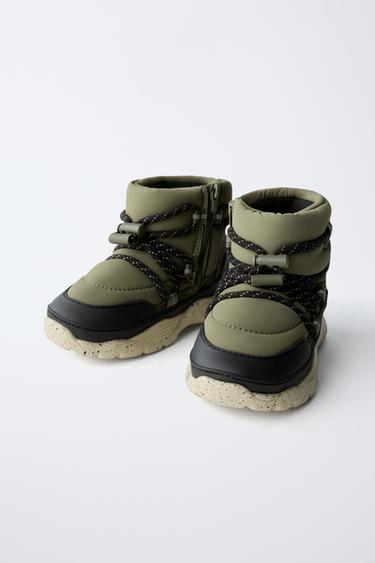 WATER-REPELLENT SNOW BOOTS - Khaki Green by Zara - Image 2