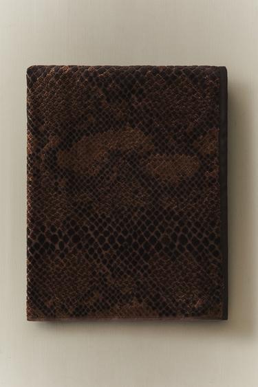 ANIMAL PRINT VELOUR BATH TOWEL - Brown by Zara