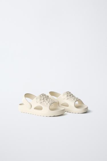 CLAQUETTES FANTAISIE - Blanc écru de Zara - Image 1