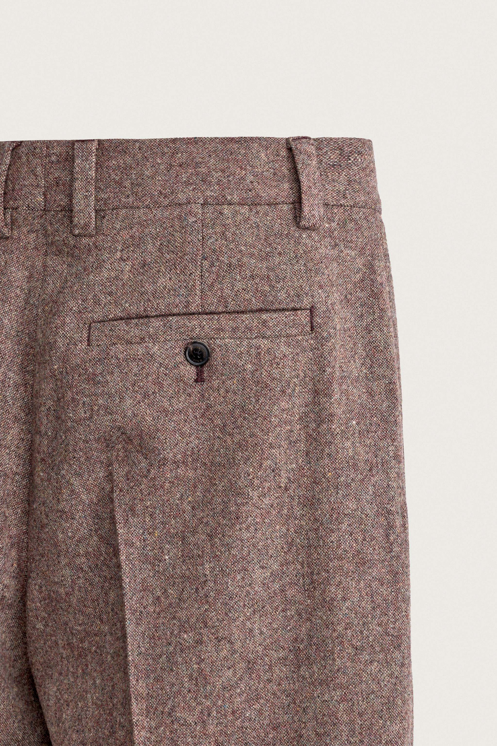 PANTALON DE COSTUME 100% LAINE