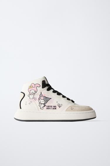 KUROMI © SANRIO BASKET TRAINERS - White by Zara