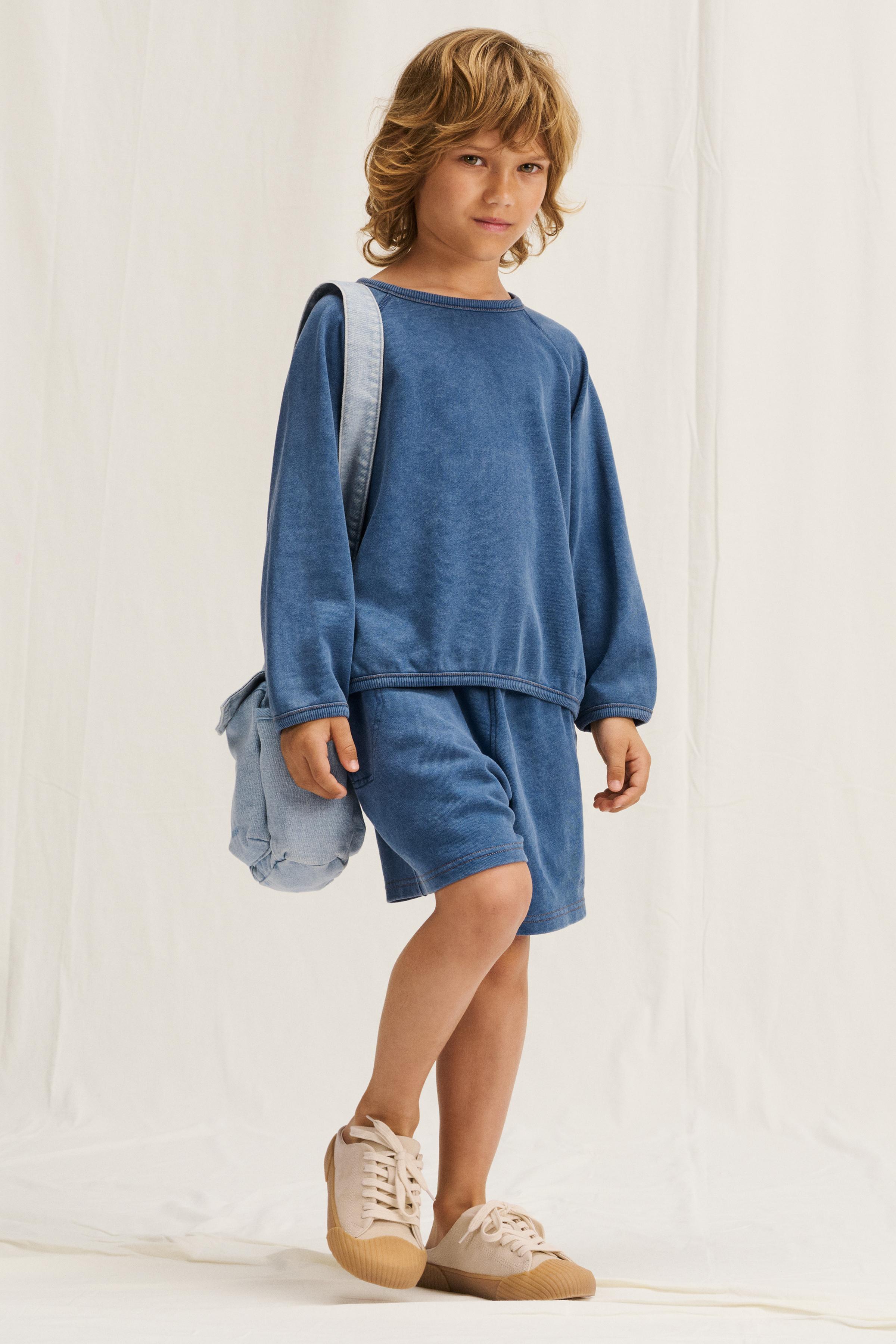 NDG SWTSHRT 14 - インディゴブルー | ZARA Japan / 日本