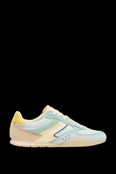 RUNNING-SNEAKER IN FARBKOMBINATION - Wassergrün von Zara