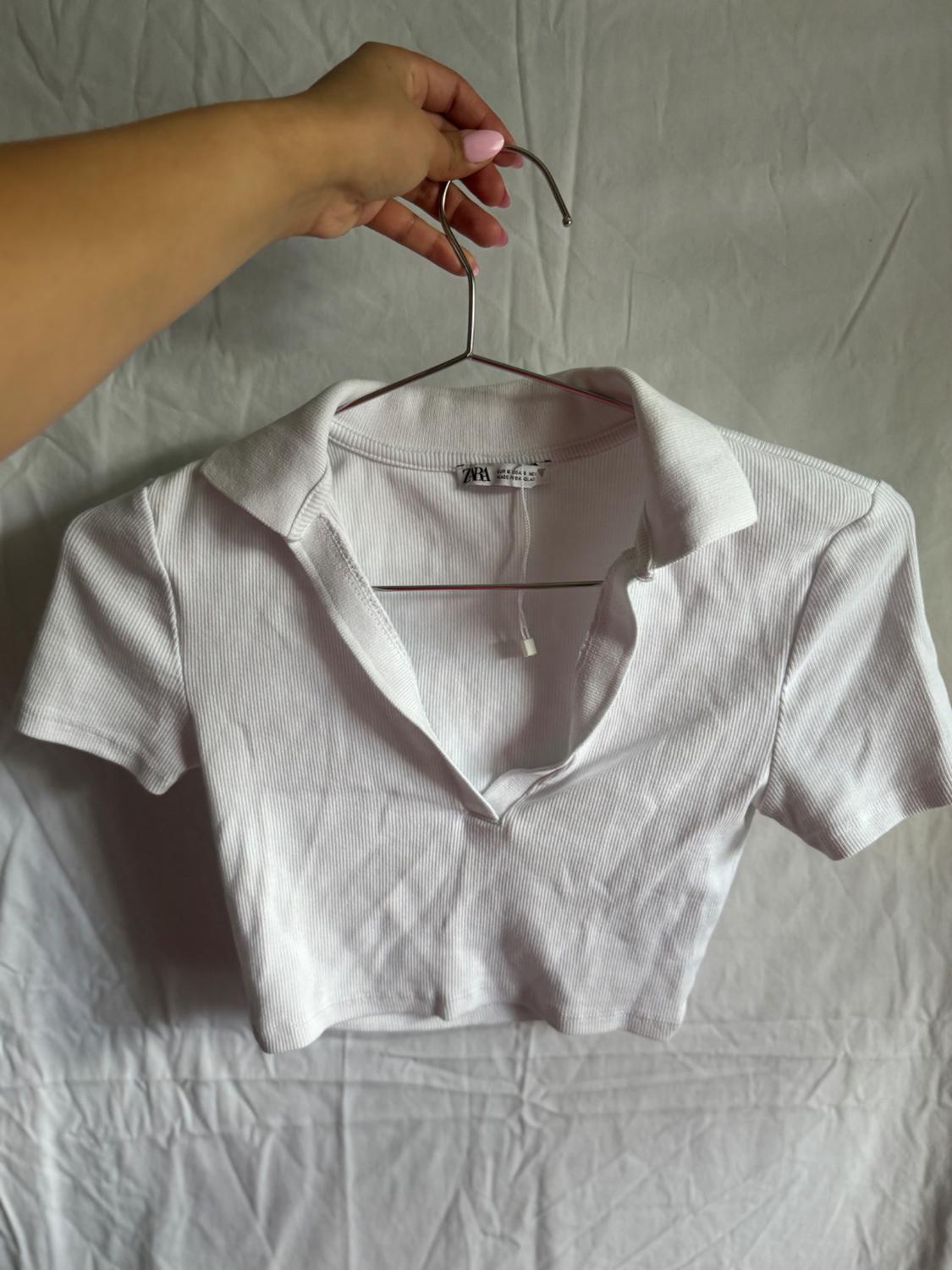RIB POLO T-SHIRT