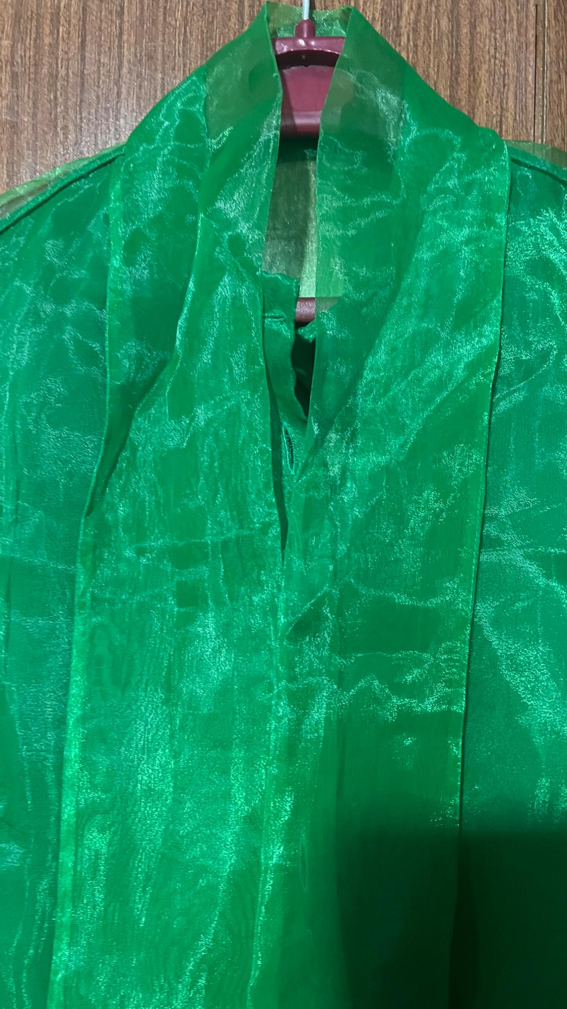 ORGANZA BLOUSE WITH BOW DETAIL - Image 3