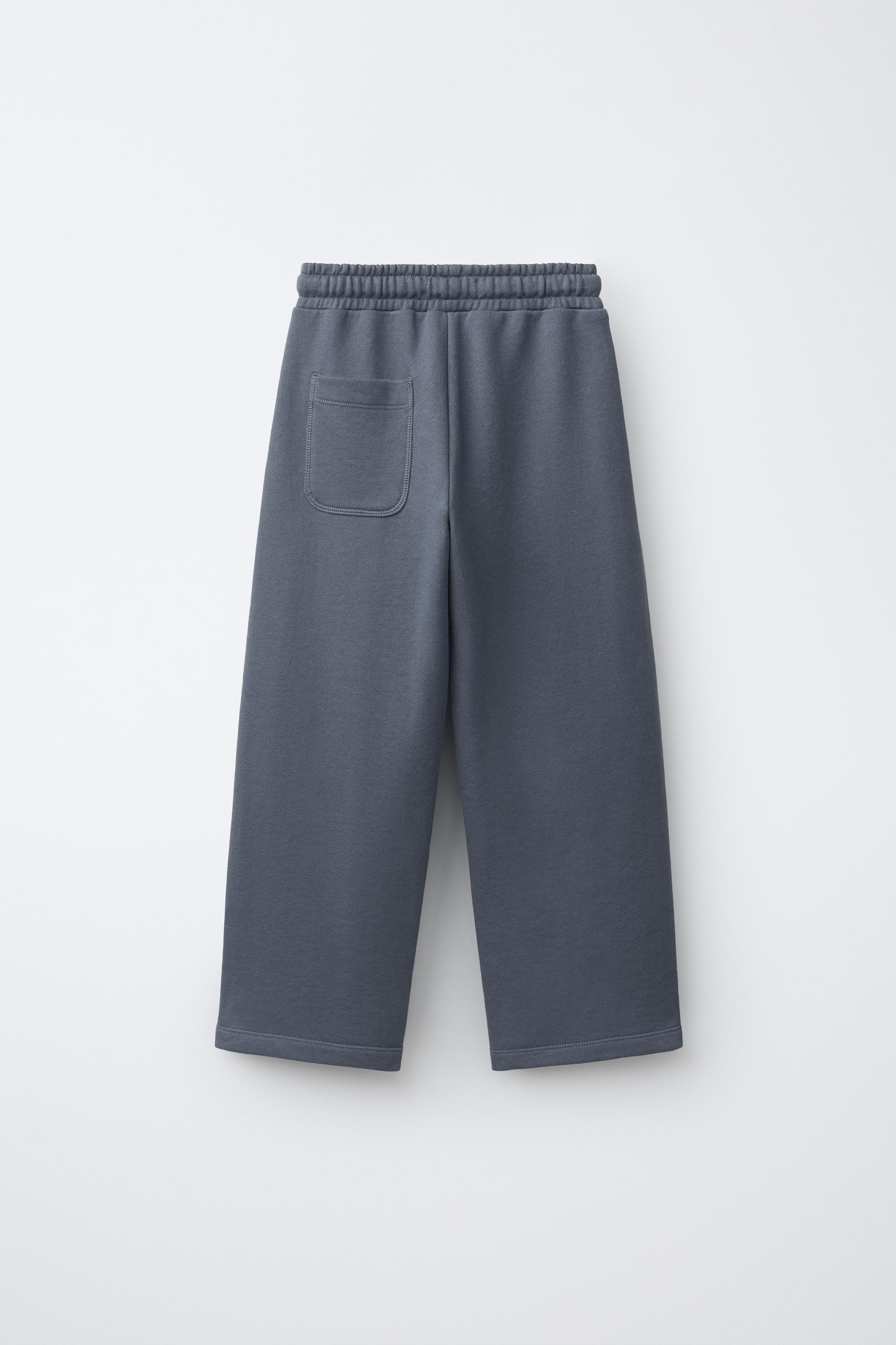 PANTALON EN MOLLETON DROIT JOGGING VARSITY