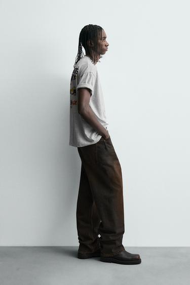 MOTOR GRAPHIC T-SHIRT - Grey marl by Zara - Image 3