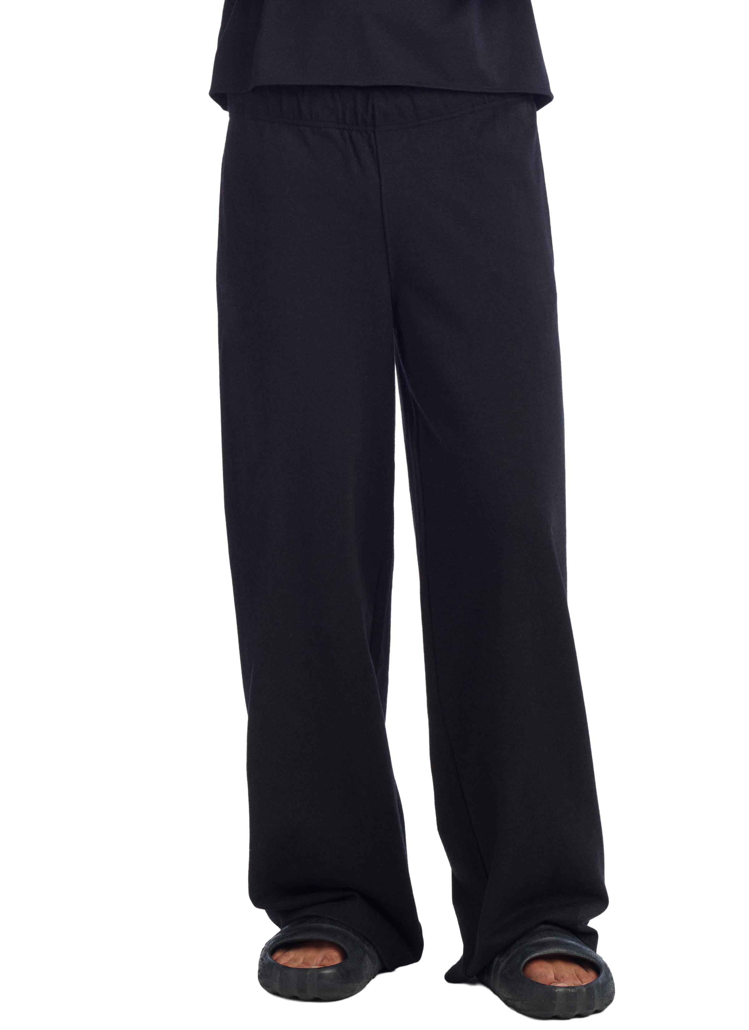 RELAXED FIT JOGGER PANTS — Black