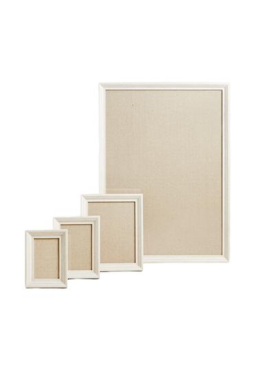 WOODEN PHOTO FRAME - White by Zara