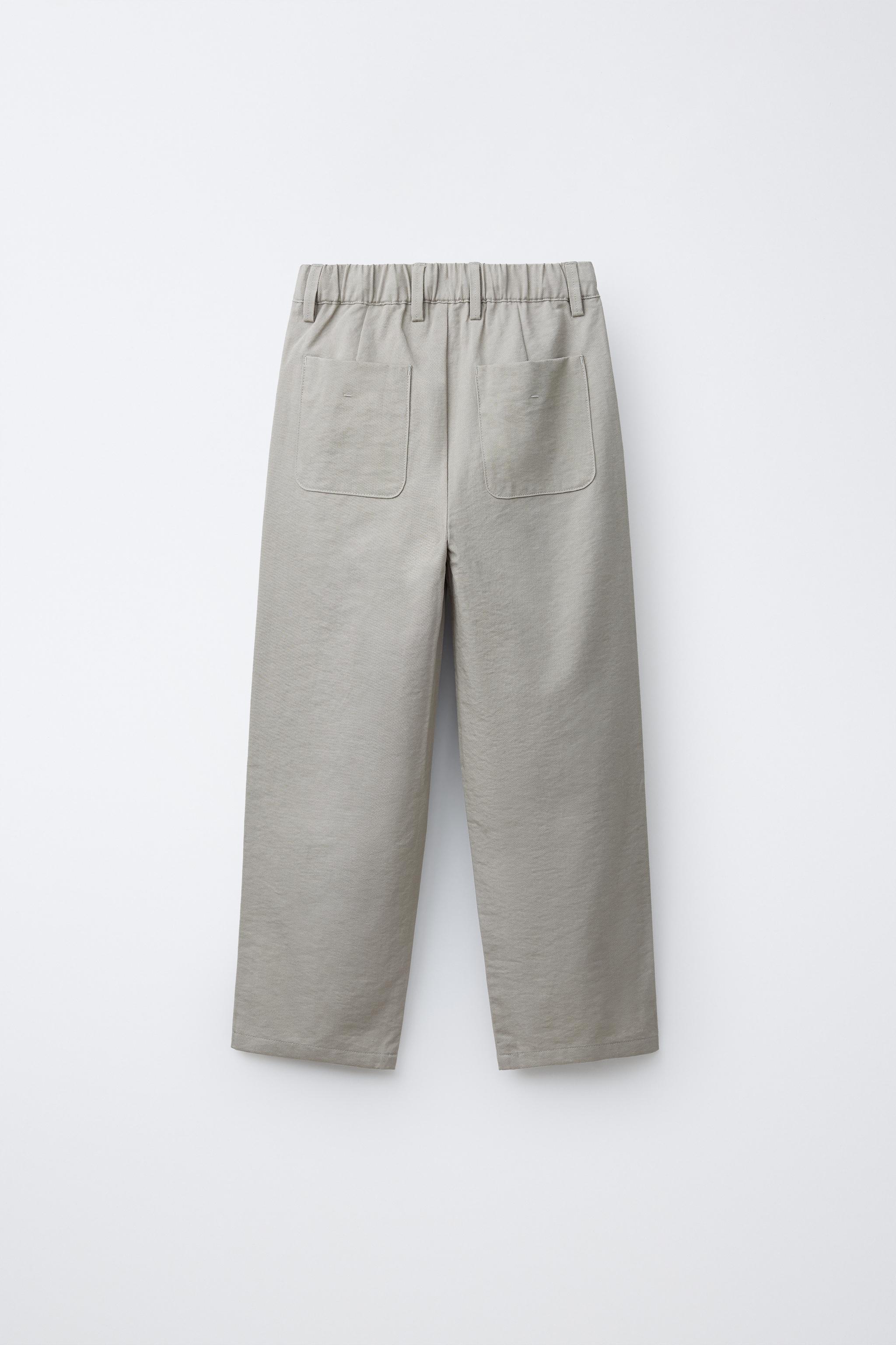 PANTALON FLUIDE À PINCES