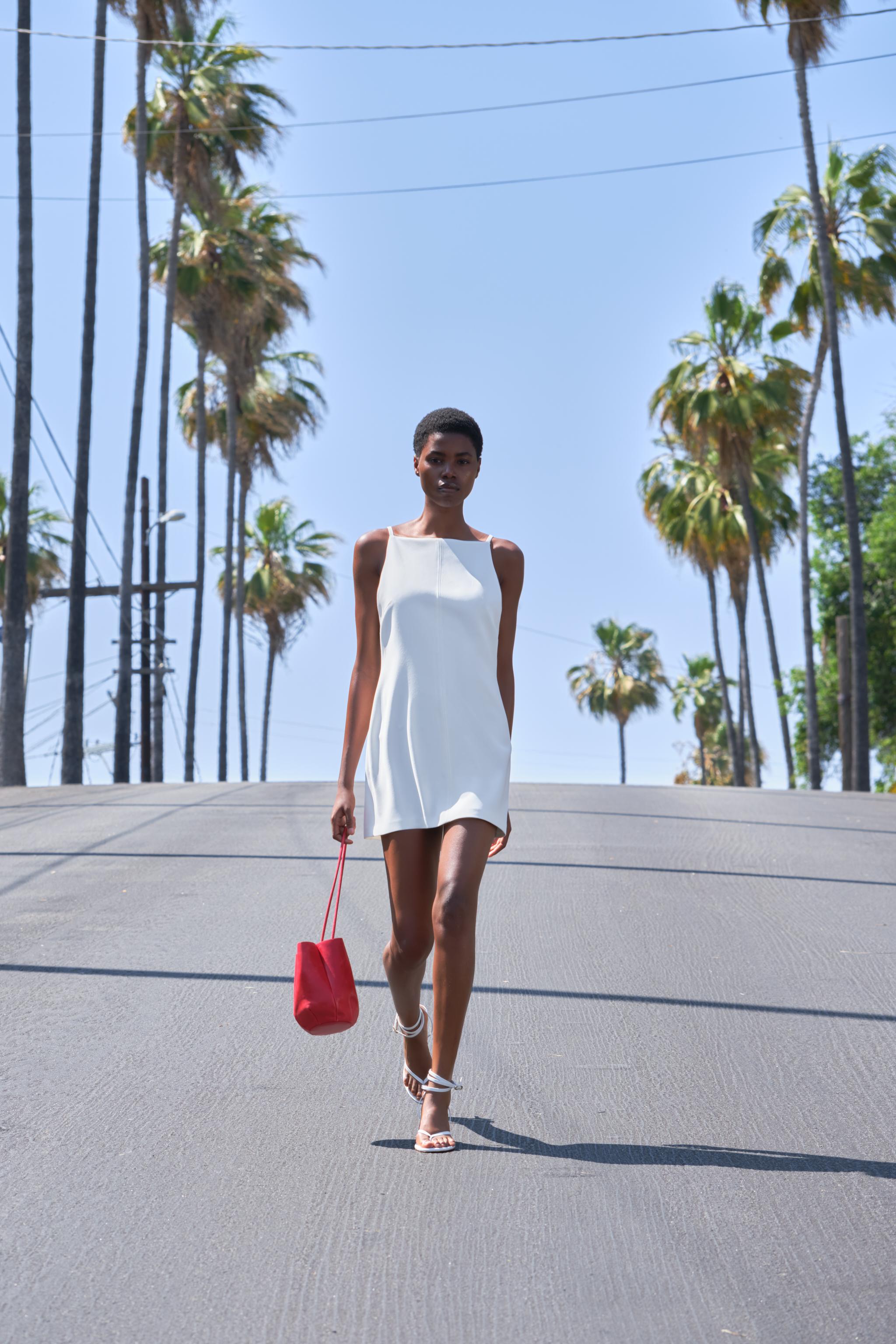 RED LEATHER MINI BUCKET BAG Red ZARA United States