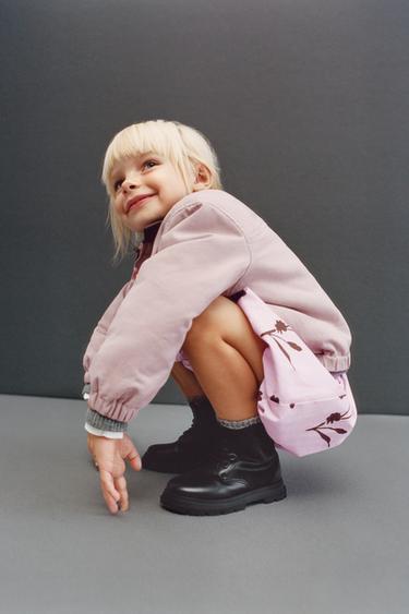 BOTA CORDONES - Negro de Zara