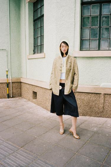 Zara 樹脂圓盤繩索腰帶 - 棕色
