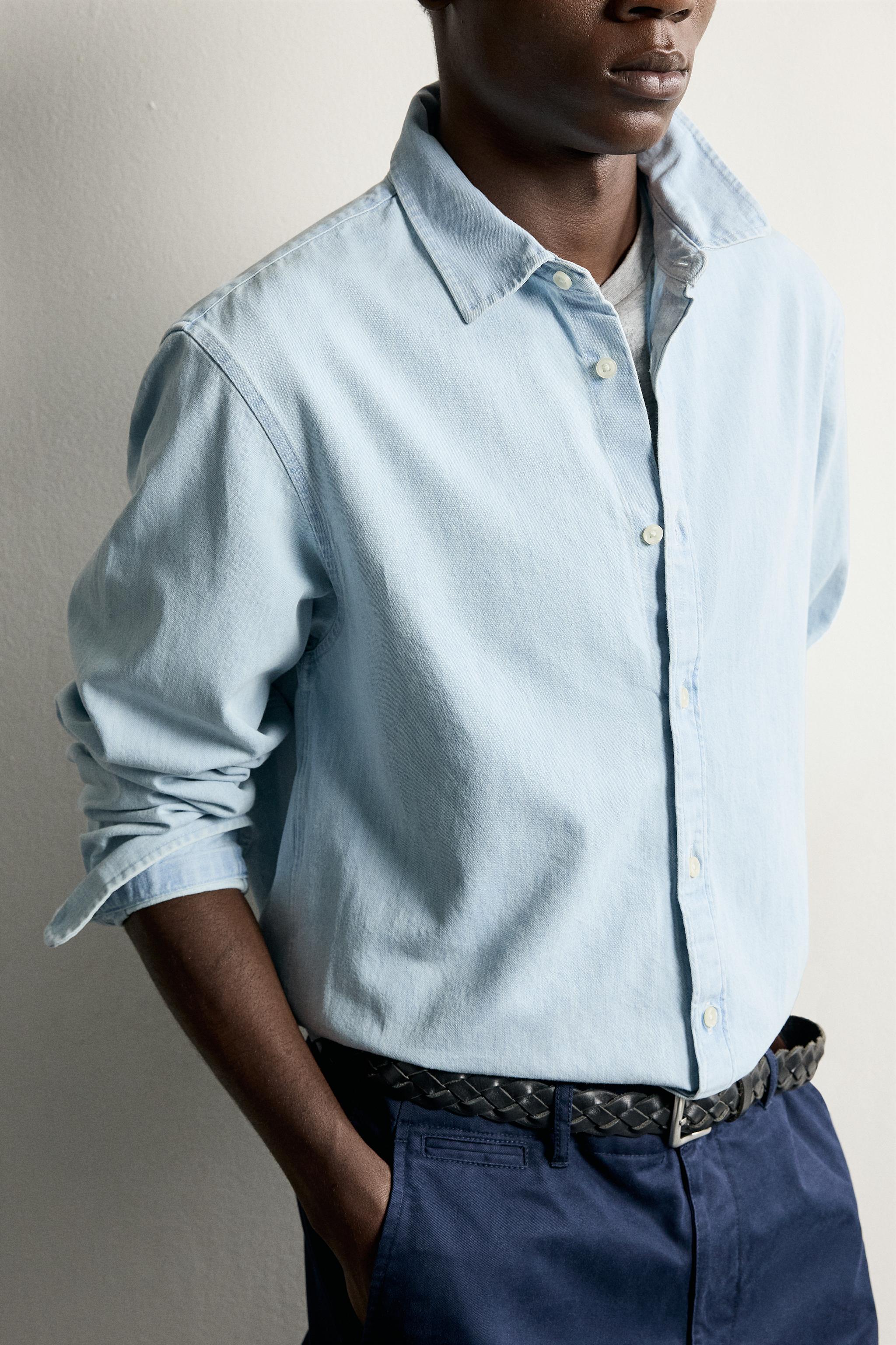 REGULAR FIT DENIM SHIRT