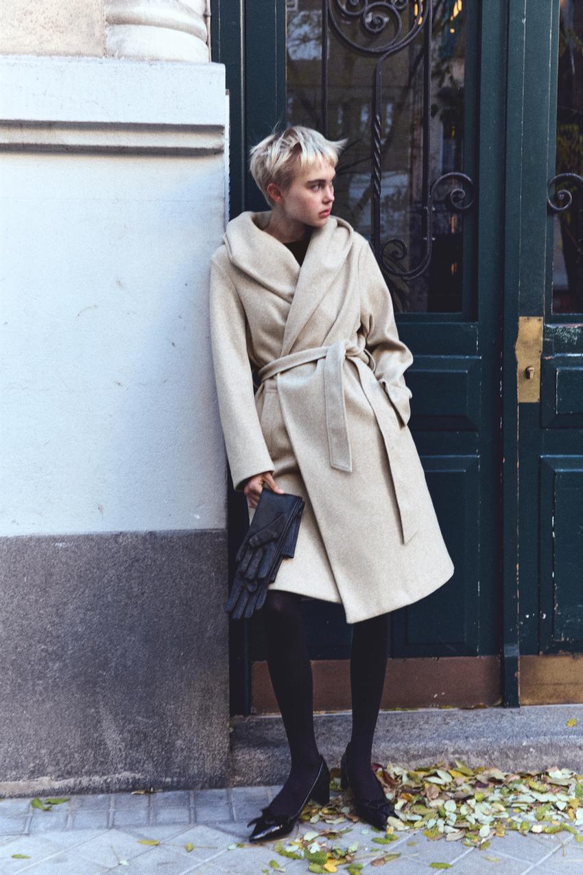 Las mejores ofertas en Carcasa exterior de poliéster Zara abrigos,  chaquetas y chalecos Pea Coat para Mujer