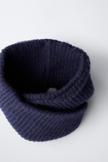 TOUR DE COU BASIQUE EN MAILLE - Bleu de Zara - Image 1