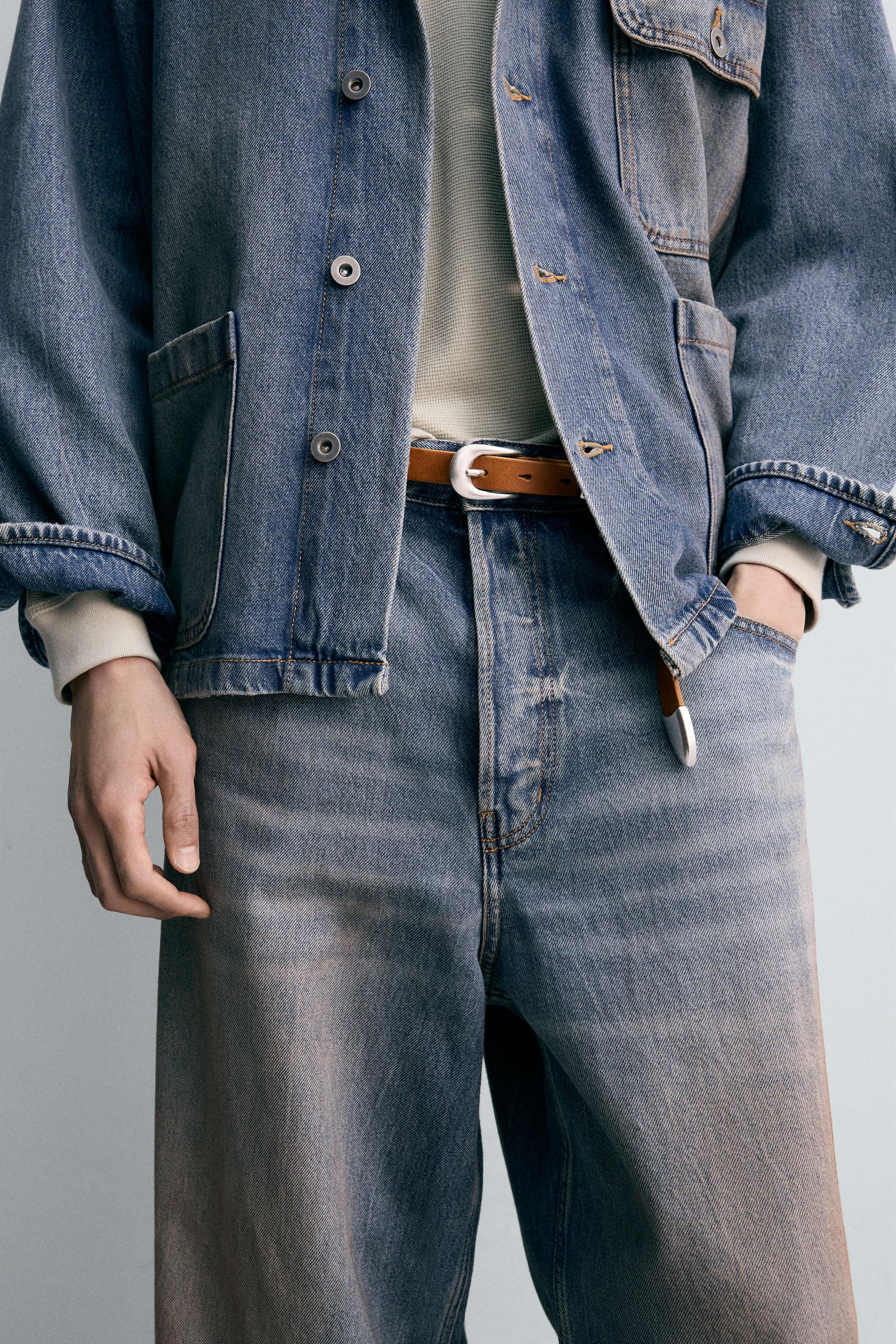 VINTAGE WASH BAGGY FIT JEANS