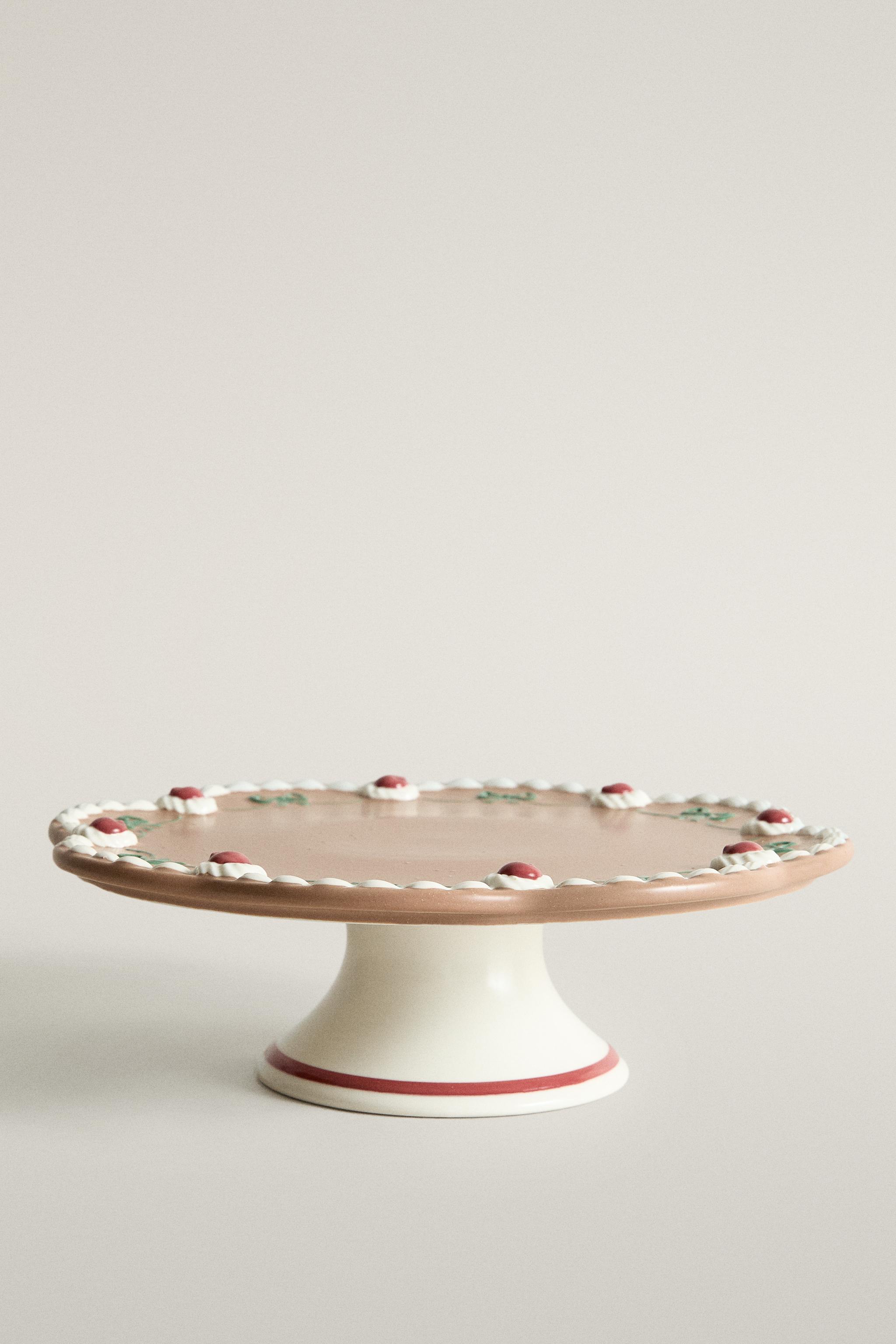 PRÉSENTOIR TARTE GRÈS NOËL