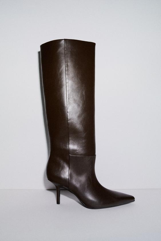 Caña Ancha Botas Negras Zara Niña Botines Marrones Botas Bajas