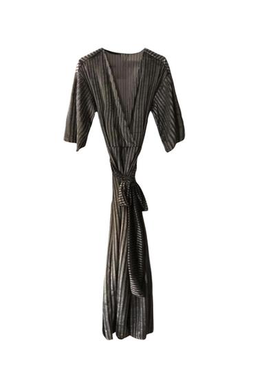 VELVET BELTED JUMPSUIT