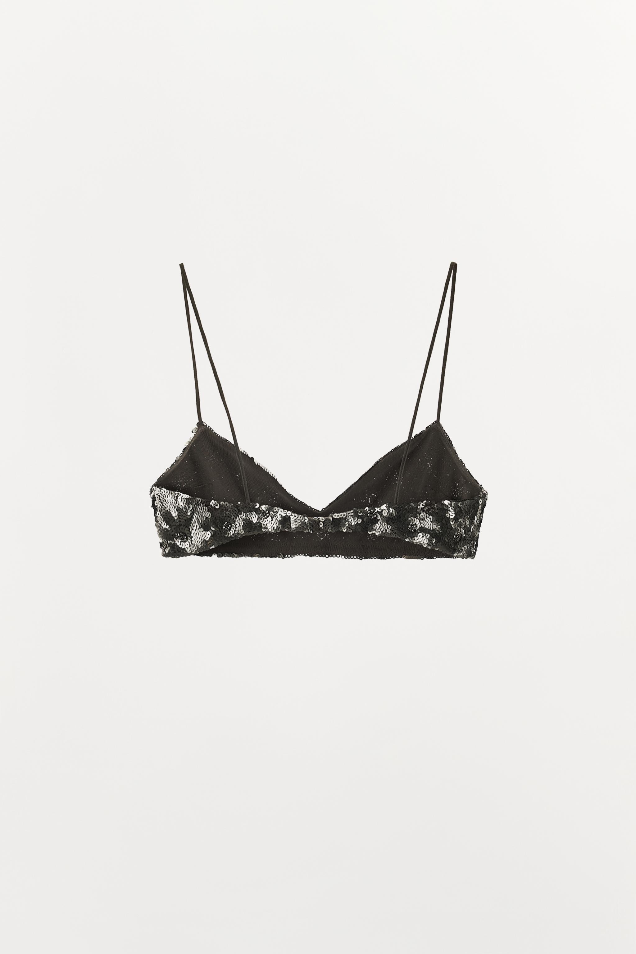 BRALETTE PAILLETTES ET FANTAISIE