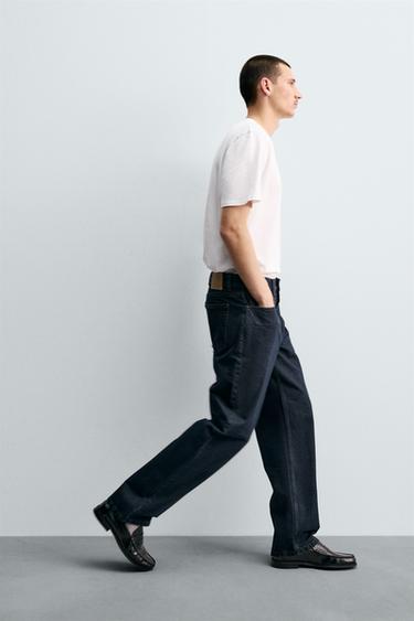 STRAIGHT-LEG JEANS - Blue by Zara