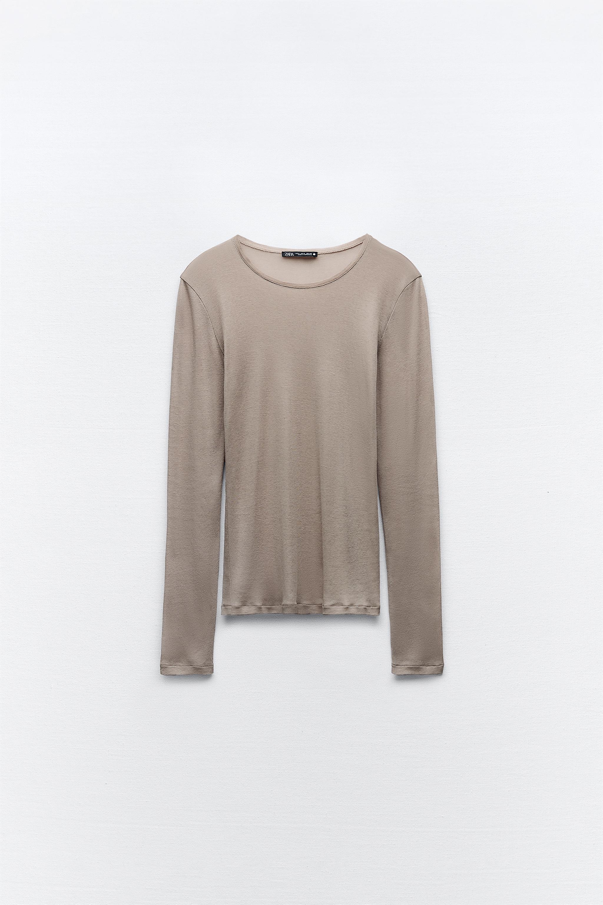 Zara long shop t shirt