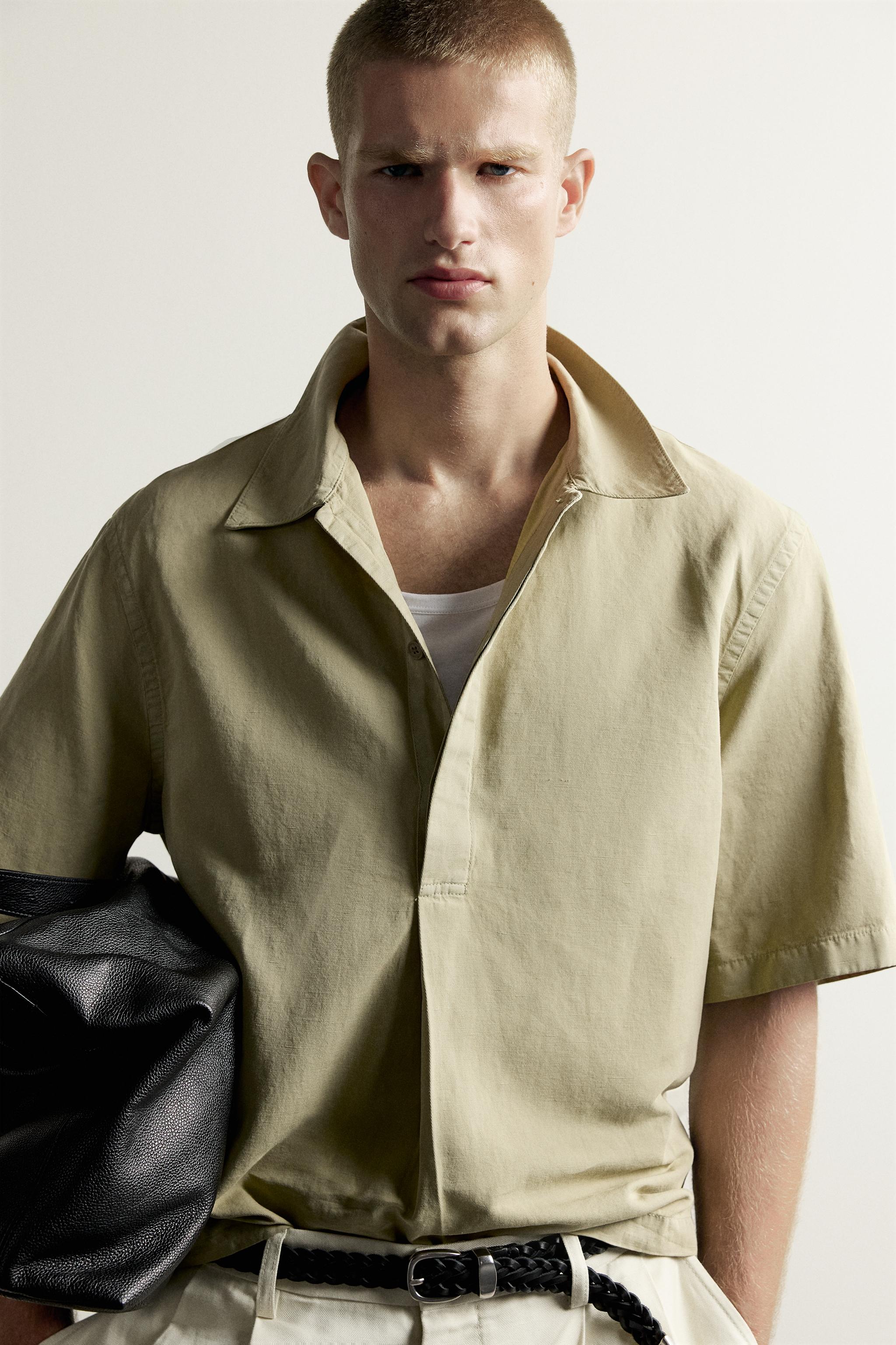 WASHED RELAXED FIT POLO SHIRT