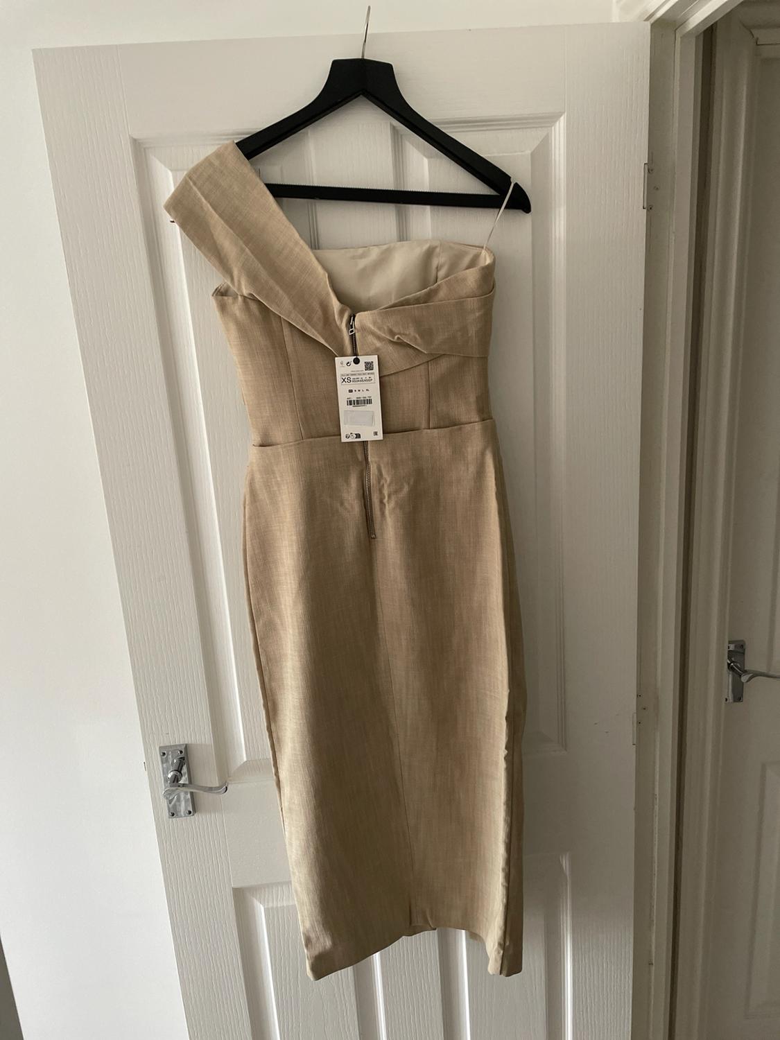 ASYMMETRIC PENCIL DRESS - Image 2