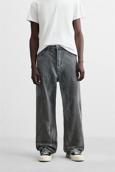 JEANS RELAXED FIT - Azul claro de Zara