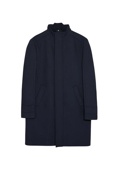 TEXTURED WEAVE COAT