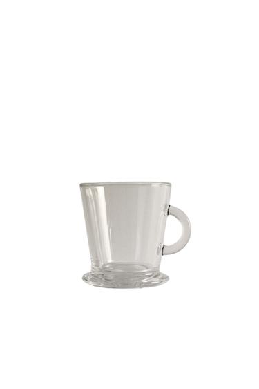 TRANSPARENT GLASS CAPPUCCINO CUP - Transparent by Zara