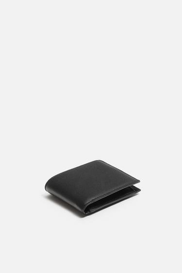 TEXTURED WALLET - Black by Zara - Image 1