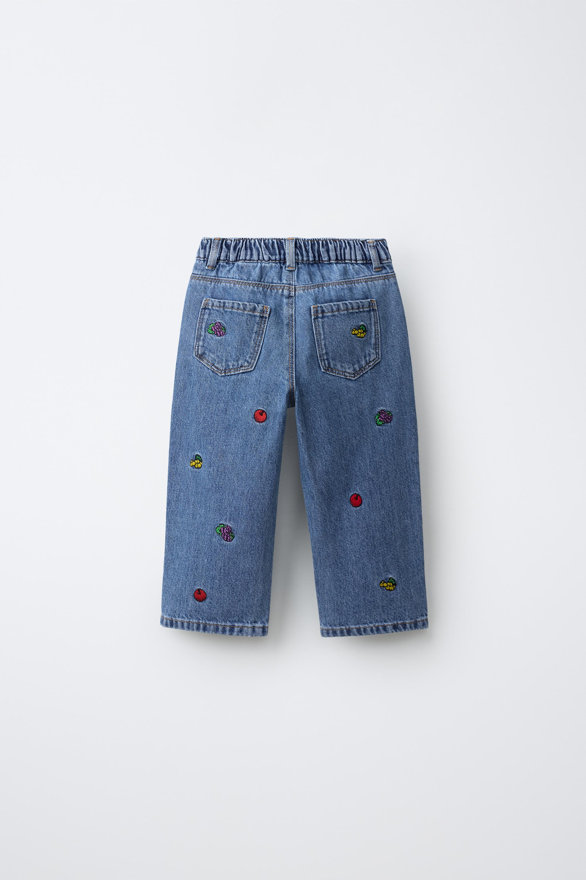 JEAN DROIT BRODÉ FRUIT OF THE LOOM™
