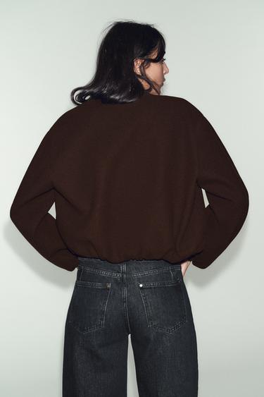 SOFT BOMBER JACKET - Brown by Zara - Image 3