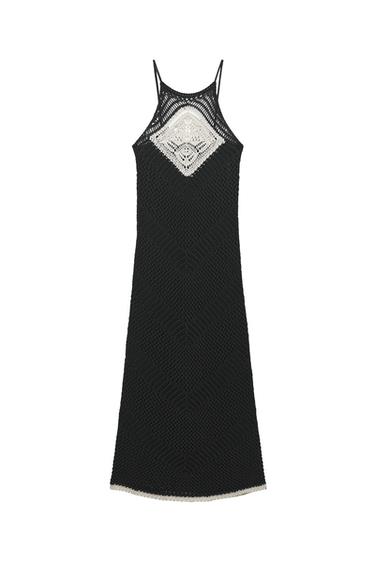 KNIT CROCHET DRESS
