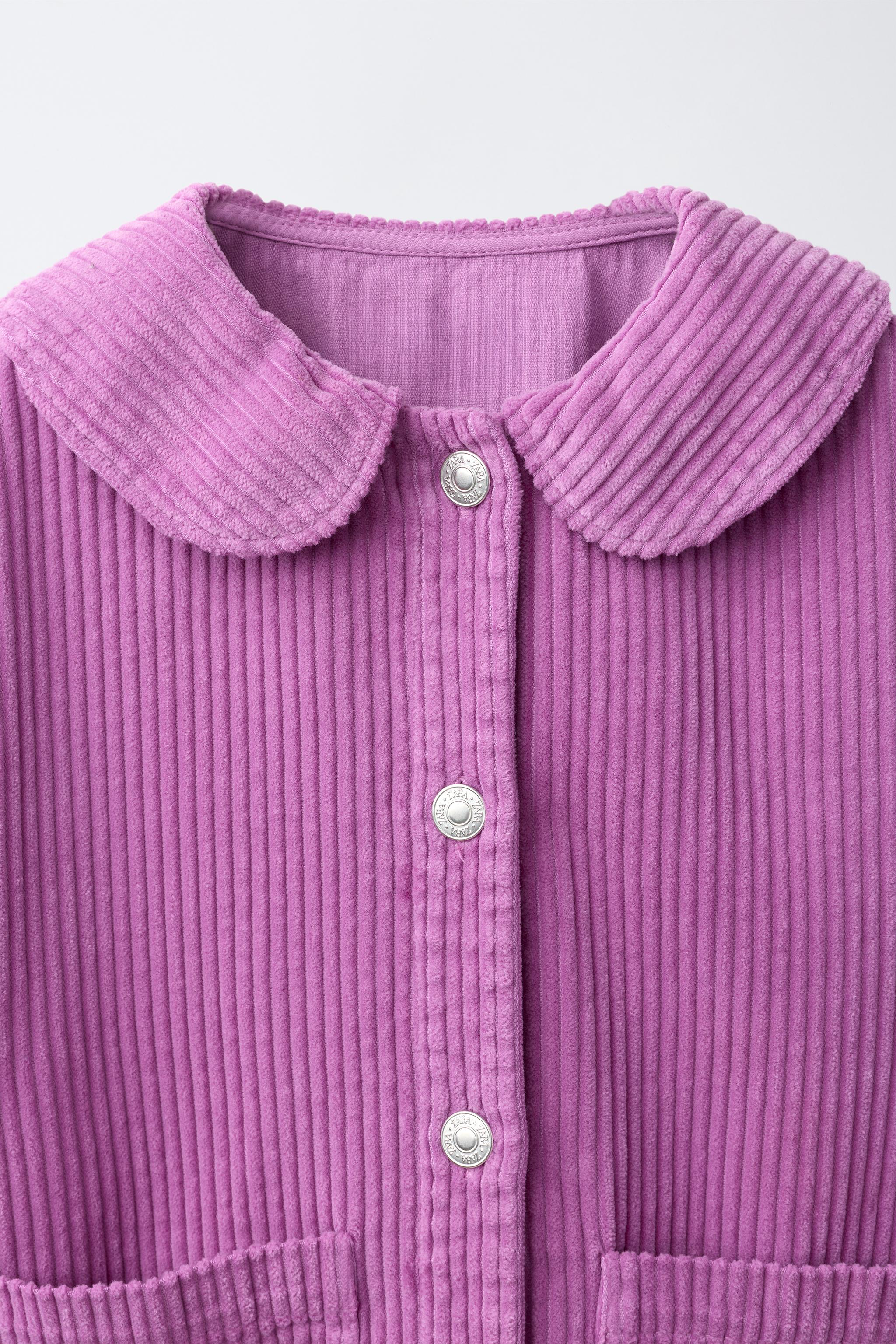 SOLID CORDUROY OVERSHIRT