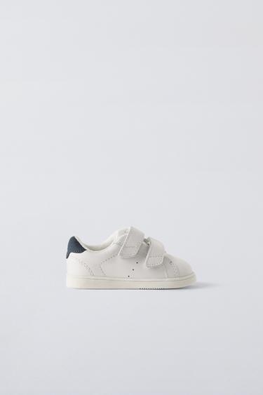 LEATHER TRAINERS - White by Zara