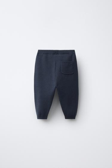 KNIT JOGGERS - Dark anthracite by Zara