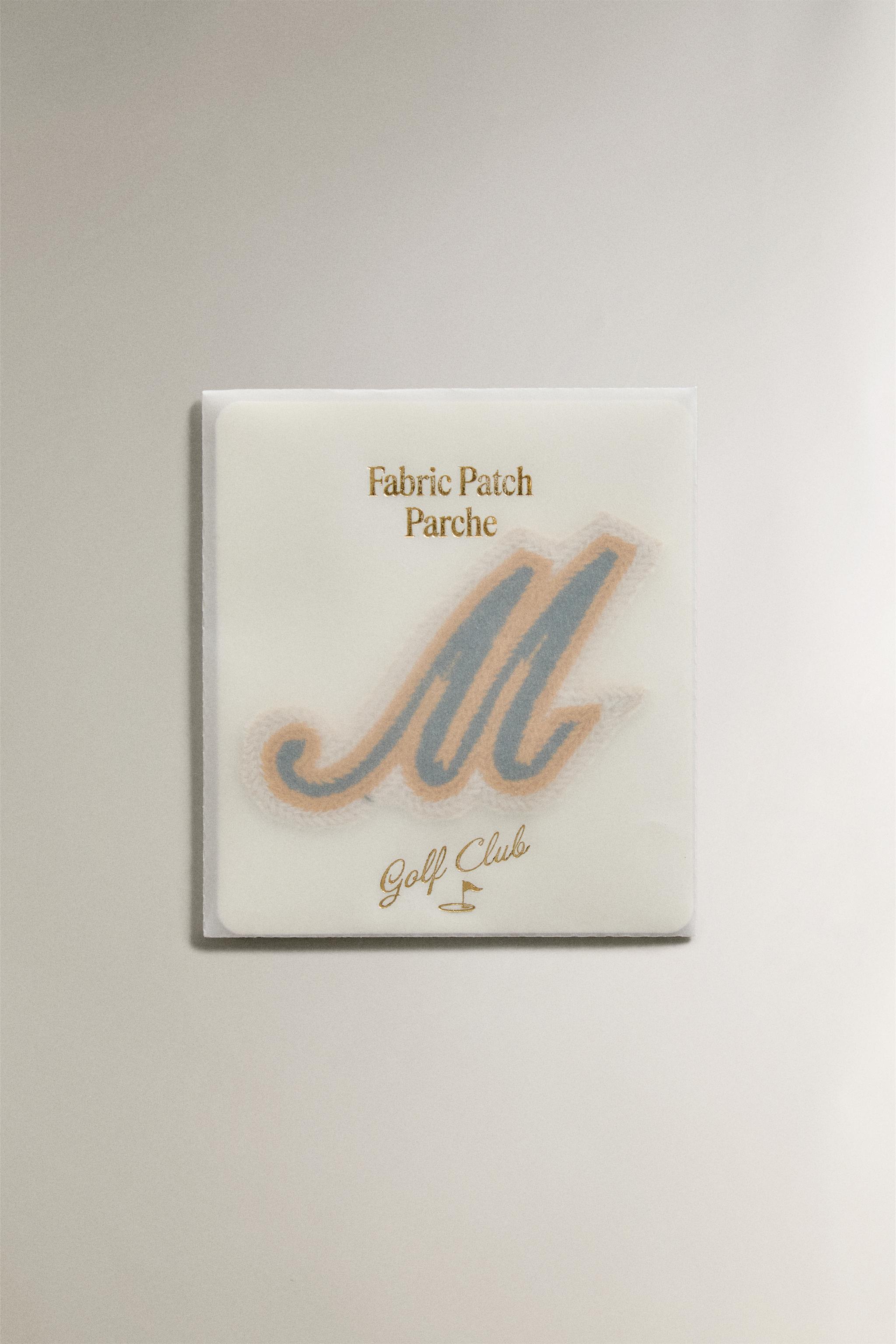 COTTON LETTER M PATCH
