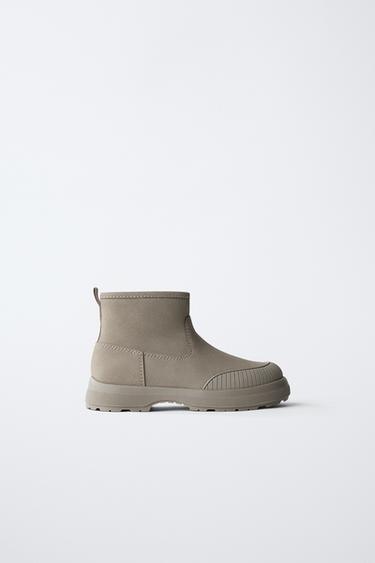 LINED BOOTS - Grey by Zara