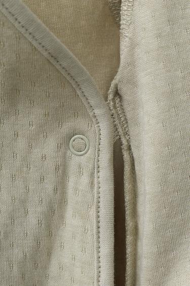 TEXTURED T-SHIRT AND GAITERS SET - Greenish by Zara - Image 3