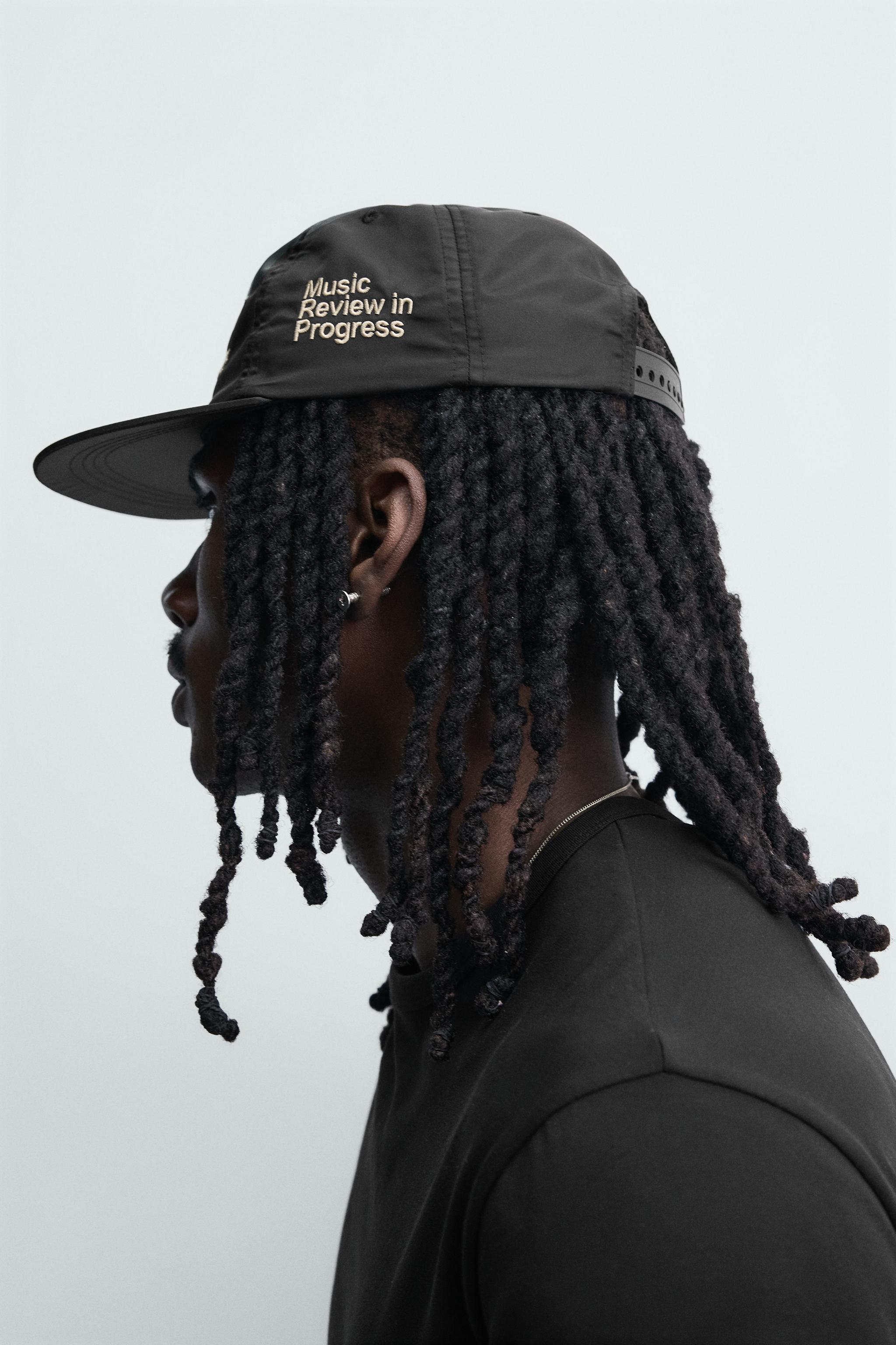 EMBROIDERED FLAT VISOR CAP