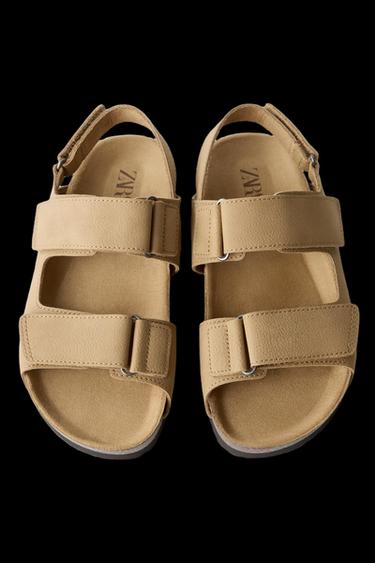 RIEMCHENSANDALE - Braun von Zara