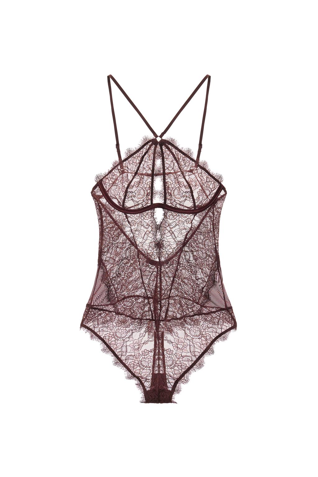 LACE HALTER BODYSUIT - image 3