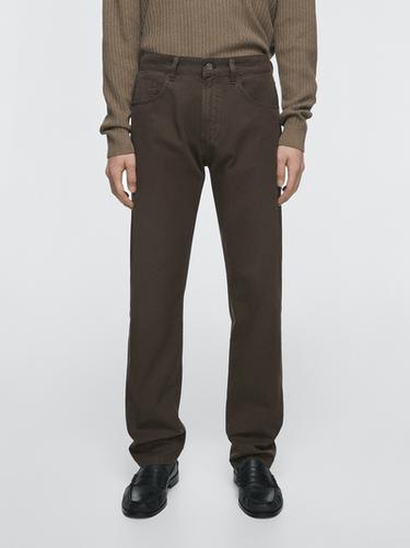 Zara Relaxed-fit jeans - Brown