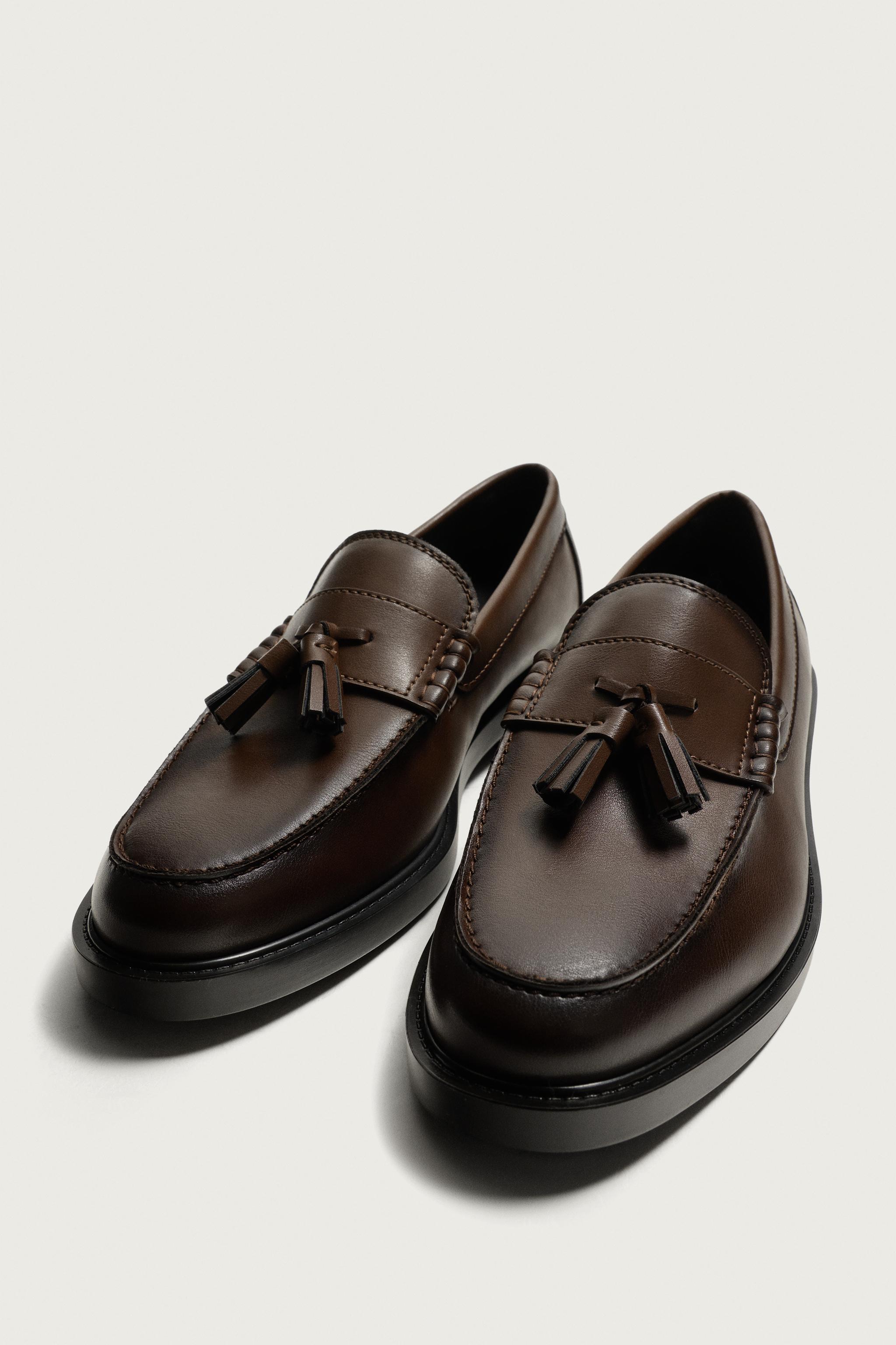 ペニーローファー ブラウン 25cm ペニーローファー - ブラウン | ZARA Japan / 日本